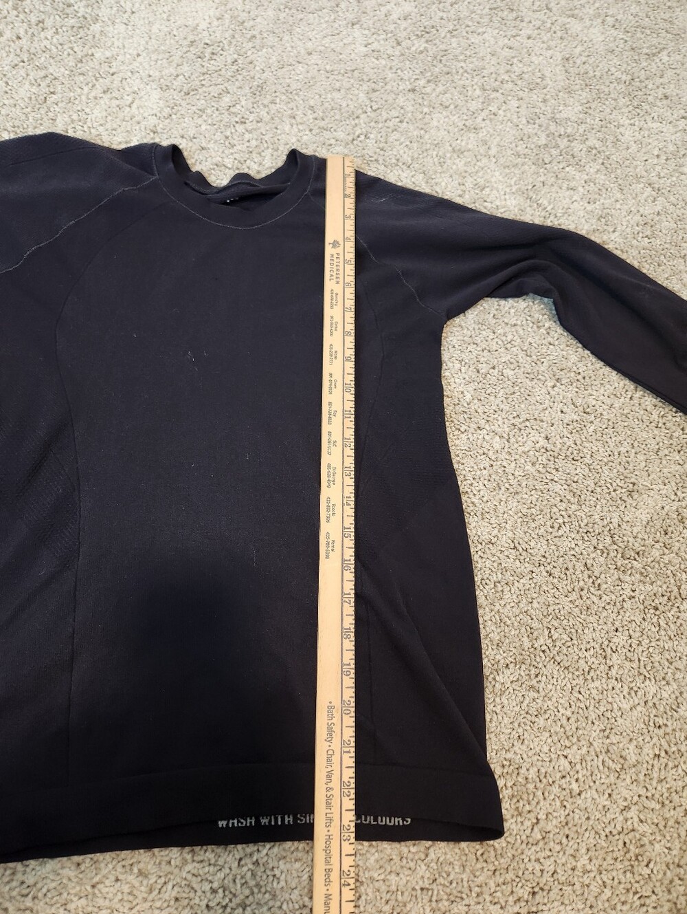Sweaty Betty Athlete Seamless Workout Long Sleeve Top Size Medium - Picture 11 of 11